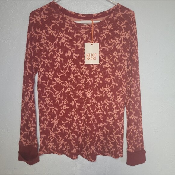 Knox Rose Tops - KNOX Rose Long Sleeve Thermal Top - NWT